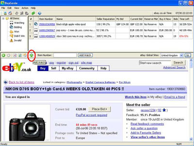 software per il rilancio automatico di eBay